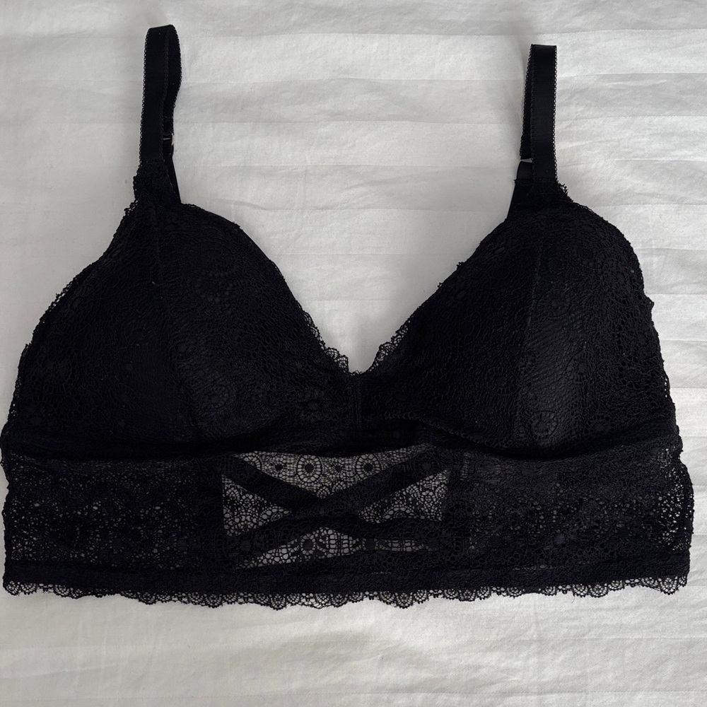 Elegant Black Lace Bralette